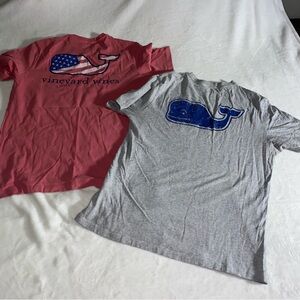 Vineyard Vines T Shirt Lot of 2 Front Pocket Size Medium